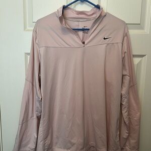 Nike Women's Light Pink Long Sleeve Top